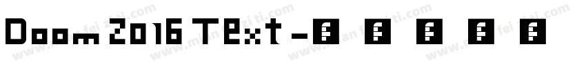 Doom 2016 Text字体转换